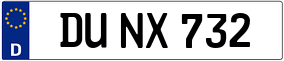 Truck License Plate